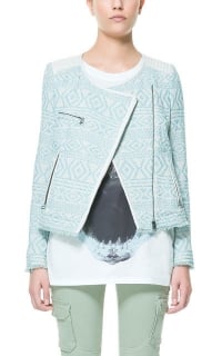 Ethnic Jacquard Jacket at Zara