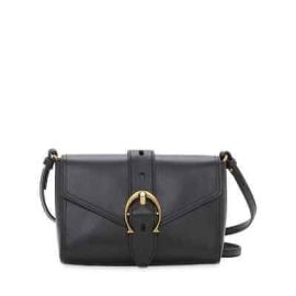 Etienne Aigner Womenaposs Sequoia Leather Black Crossbody Bag eBay at eBay