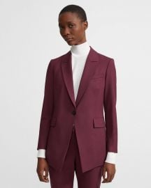 Etiennette Blazer by Theory in Mulberry at Theory