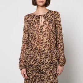 Etoile Isabel Marant Daytonea Printed Chiffon Blouse at Coggles