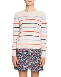 Etoile Isabel Marant Gian Striped Alpaca-Blend Crewneck Sweater at Neiman Marcus