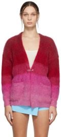 Etoile Isabel Marant Pink Dana Cardigan at ssense