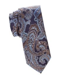 Eton Paisley Silk Classic Tie at Saks Fifth Avenue