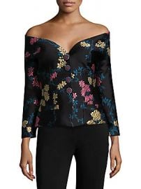 Etro - Off-The-Shoulder Brocade Jacket at Saks Fifth Avenue