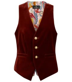 Etro - Velvet vest at Mytheresa