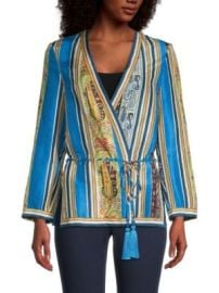 Etro Amber Silk Wrap Jacket on SALE at Saks Off 5th