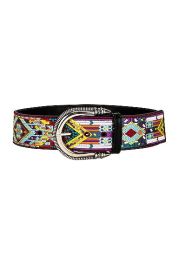 Etro Embroidered Belt in Multicolor  FWRD at Forward