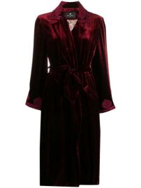 Etro Embroidered Velvet Coat - Farfetch at Farfetch