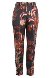 Etro Floral Jacquard Cigarette Trousers at Nordstrom