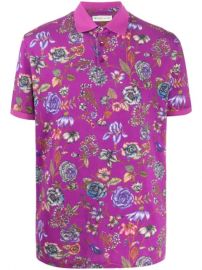 Etro Floral Print Piqu   Polo Shirt - Farfetch at Farfetch