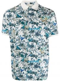 Etro Floral Print Polo Shirt at Farfetch