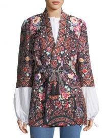 Etro Lily Paisley Open Caban Jacket   Neiman Marcus at Neiman Marcus