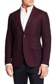 Etro Mens Basic Knit Blazer at Neiman Marcus