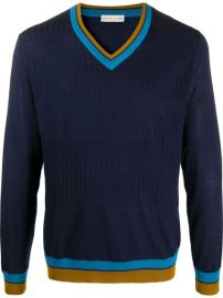 Etro Striped Trim Jumper - Farfetch at Farfetch