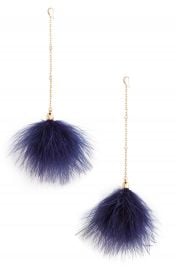 Ettika 18k Gold Plated Chain Pom Shoulder Duster Earrings at Nordstrom