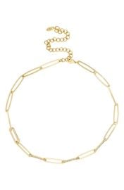 Ettika Cubic Zirconia Chain Link Necklace at Nordstrom