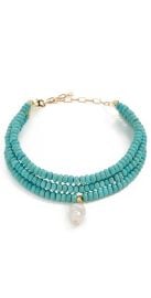 Ettika Marina Layers Turquoise Necklace Turquoise One Size at Shopbop