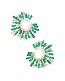 Ettika Open Circle Stardust Earrings in 18K Gold Plate Bloomingdales at Bloomingdales