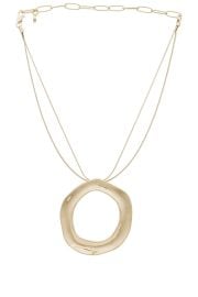 Ettika Open Circle Statement Necklace In Gold at Revolve