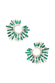 Ettika Opulent Crystal Stardust Open Circle Earrings at Revolve