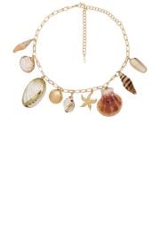 Ettika Private Island Assorted Shell Necklace In Gold at Revolve