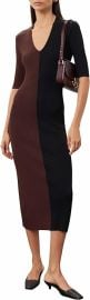 Eudon Choi Collective Women39s Two Tone Knit Dress Brown at Amazon Womens Clothing store at Amazon