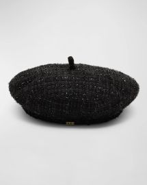 Eugenia Kim Carter Tweed Beret at Neiman Marcus