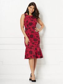 Eva Mendes Collection Isadora Jacquard Sheath Dress by New York and Company at NY&C