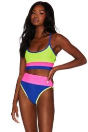 Eva Top Electric Beach Colorblock - at Beach Riot