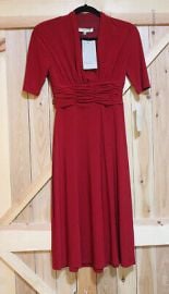 Evan Picone Womenaposs Dress size 2 Red 34 Sleeves Brand New eBay at eBay