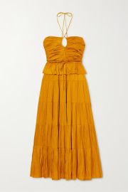 Evanthe Halter Neck Midi Dress by Ulla Johnson at Net A Porter