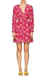 Eve Floral Silk Minidress at Barneys