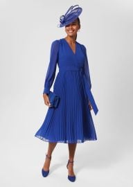 Evelyn Pleated Dress at Hobbs