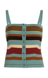 Evelyn Striped Ribbed-Knit Wool-Cashmere Top By Ulla Johnson at Moda Operandi