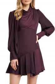 Ever New Tiah Long Sleeve Satin Minidress   Nordstrom at Nordstrom