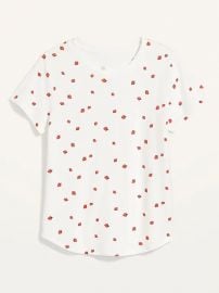 EveryWear Printed Slub-Knit Tee at Old Navy