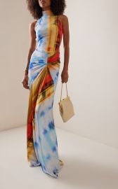 Exclusive Frances Tie-Dyed Jersey Maxi Dress By Silvia Tcherassi at Moda Operandi