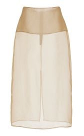 Exclusive Peri Silk-Blend Chiffon Midi Skirt By The Frankie Shop at Moda Operandi