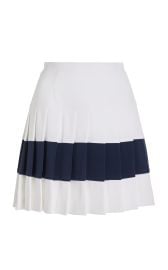 Exclusive Pleated Crepe Mini Tennis Skirt By Sergio Hudson at Moda Operandi