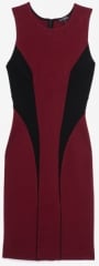 Exclusive for intermix red colorblock inset dress at Intermix