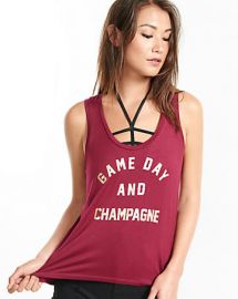 Express  One Eleven Game Day Champagne Tank at Express