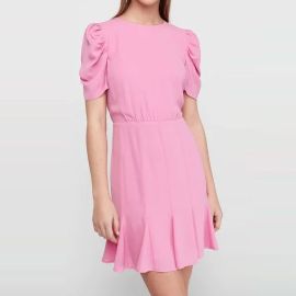 Express Dresses Pink Fit And Flare Dress Super Cute Color Never Worn Tag On Poshmark at Poshmark