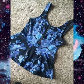 Express Flower Print Peplum Top at Poshmark