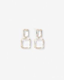 Express Square Dangle Earrings at Express