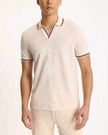 Express Textured Weave Johnny Collar Polo at Express