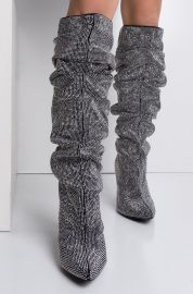 Eye Candy Glitter Slouchy Boots Shop Akira at Shop Akira