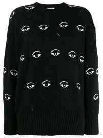 Eye embroidered jumper at Farfetch