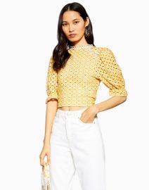 Eyelet Blouse at Yoox