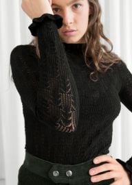  Eyelet Knit Top at & Other Stories