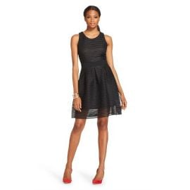 Eyelet Scuba Racer back dress at Target